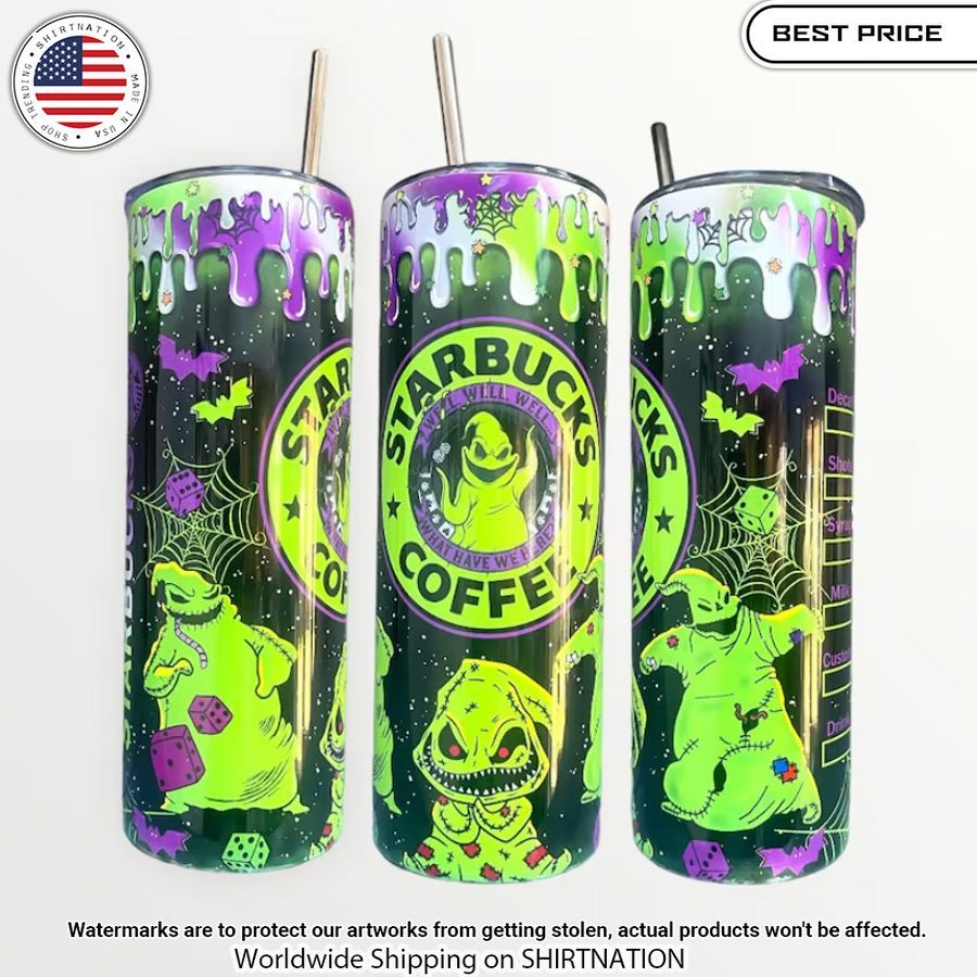 Oogie Boogie Starbucks Skinny Tumbler You Tried Editing This Time?