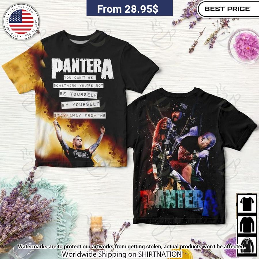 Pantera Album Cover Shirt Radiant And Glowing Pic Dear