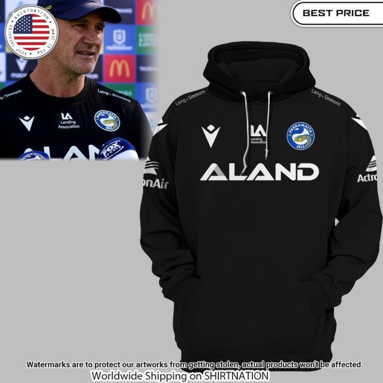 Parramatta Eels Brad Arthur Hoodie Radiant And Glowing Pic Dear