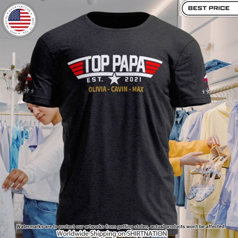 personalized papa grandpas birthday fathers day shirt 2 410