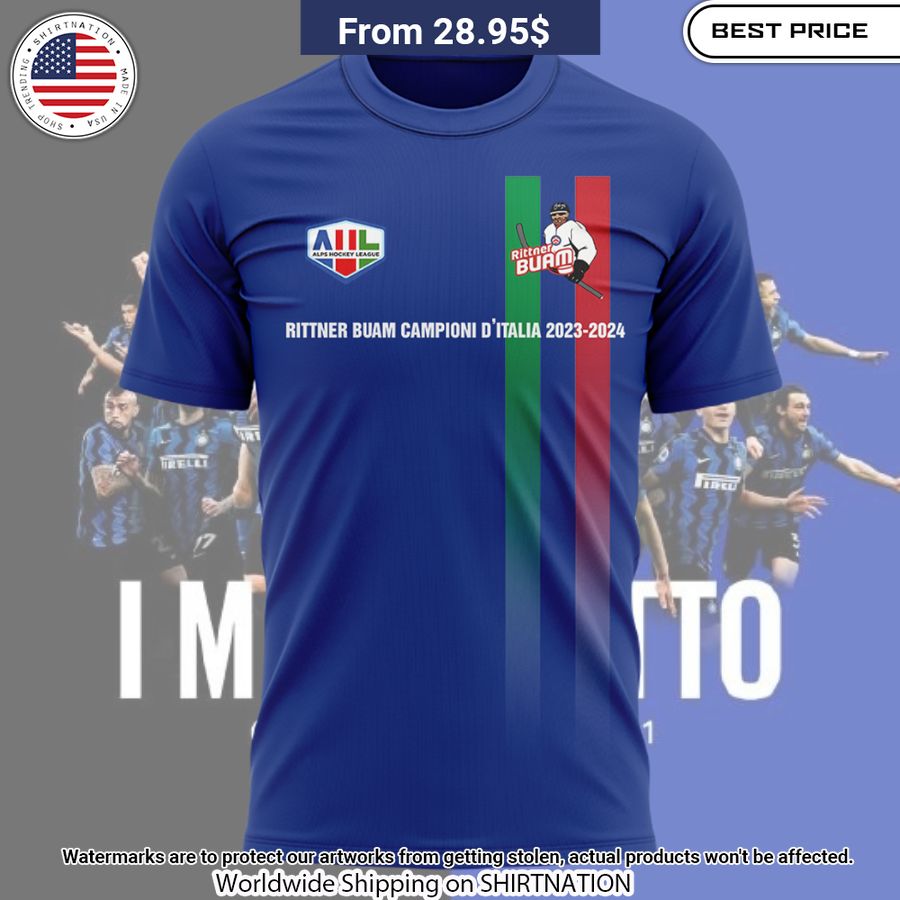 Rittner Buam Campioni d'Italia 2023 2024 Shirt Handsome as usual