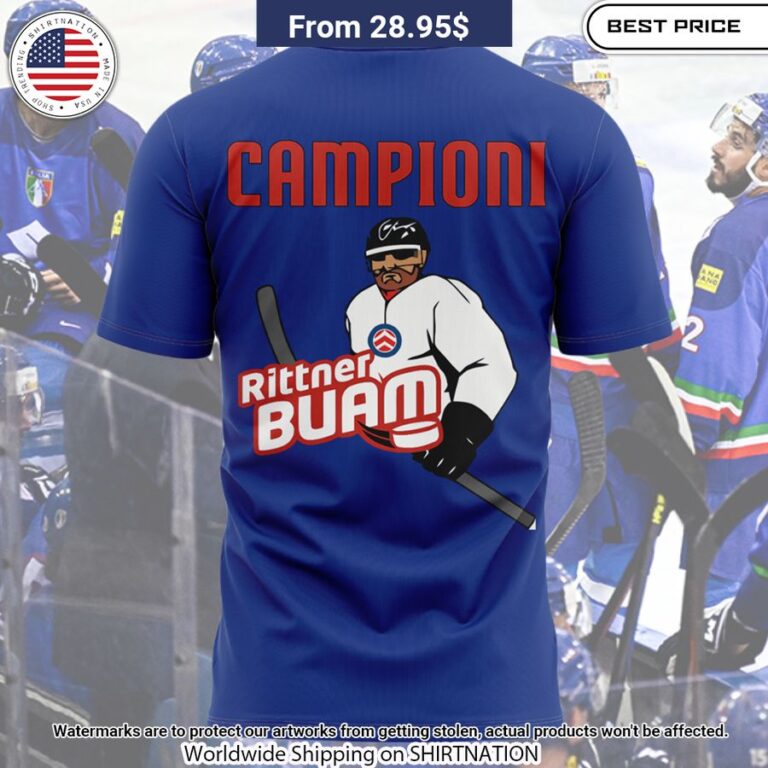 Rittner Buam Campioni d'Italia 2023 2024 Shirt Stand easy bro