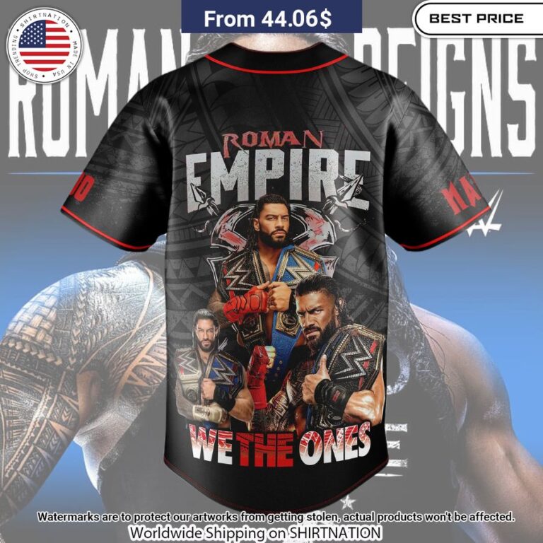 Roman Reigns We The Ones Custom Baseball Jersey My friend and partner