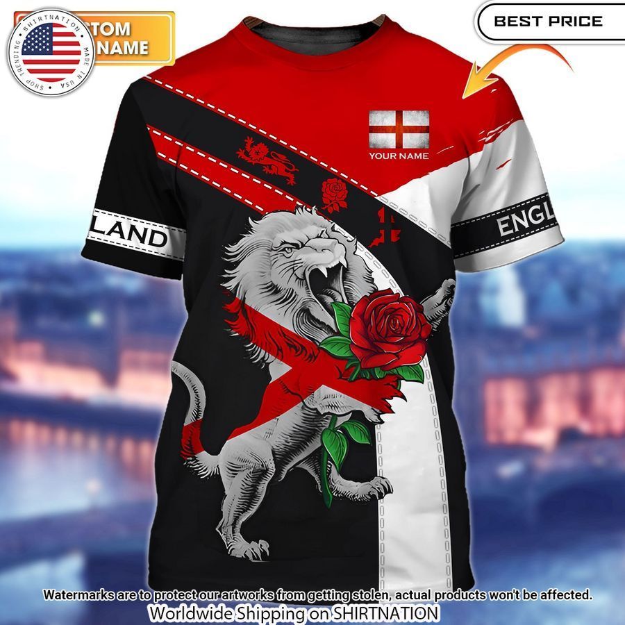Saint George's Day England Rose Lion Shirt My friends!