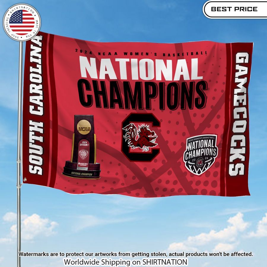 South Carolina Basketball National Champions Flag Cuteness overloaded