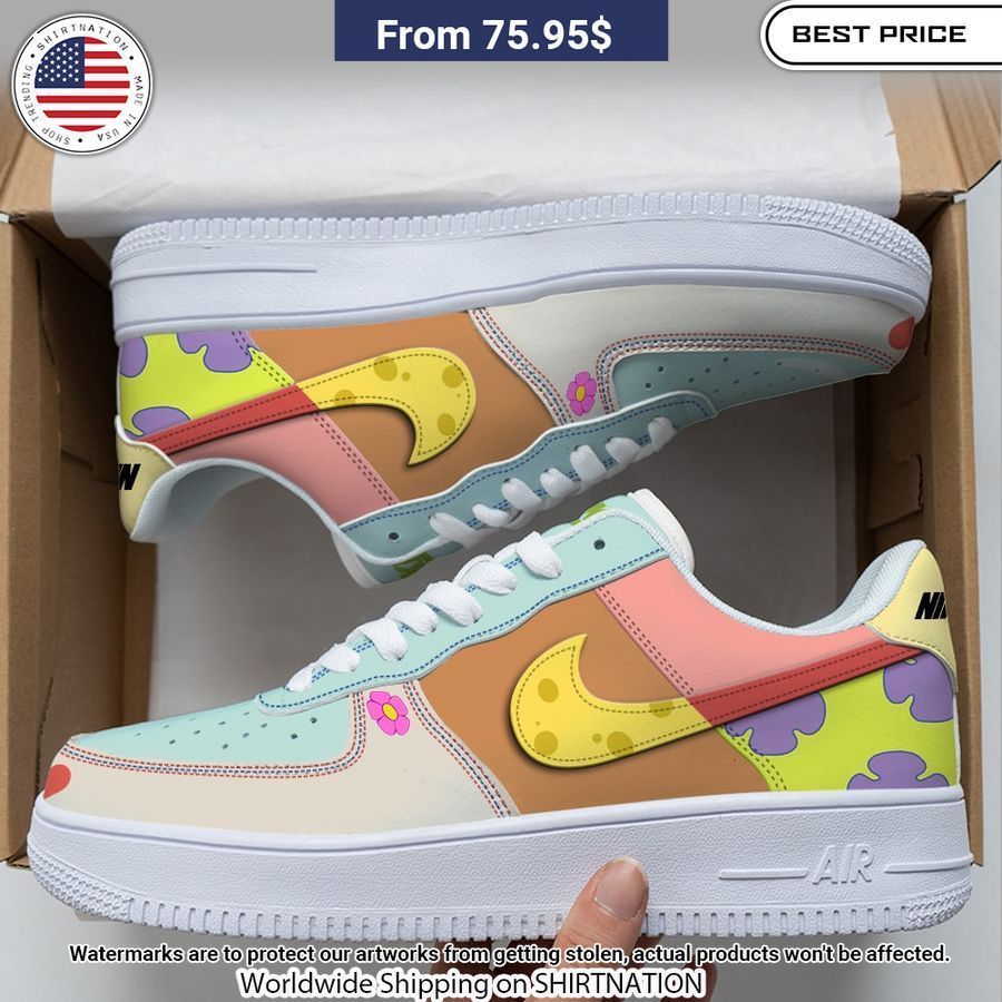 SpongeBob SquarePants NIKE Air force 1 Which place is this bro?