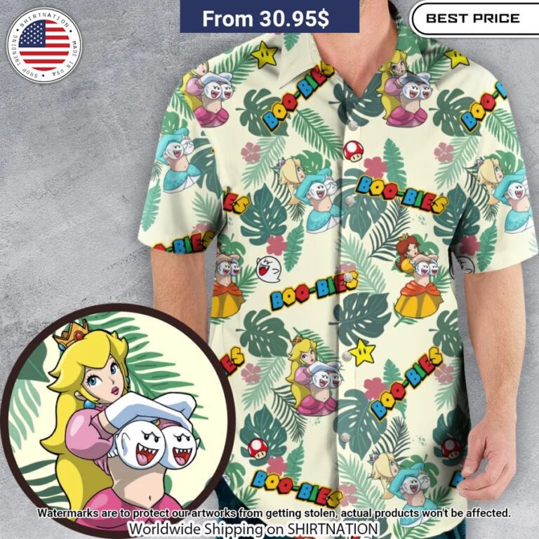 Super Mario Boo Bies Hawaiian Shirt Loving, dare I say?