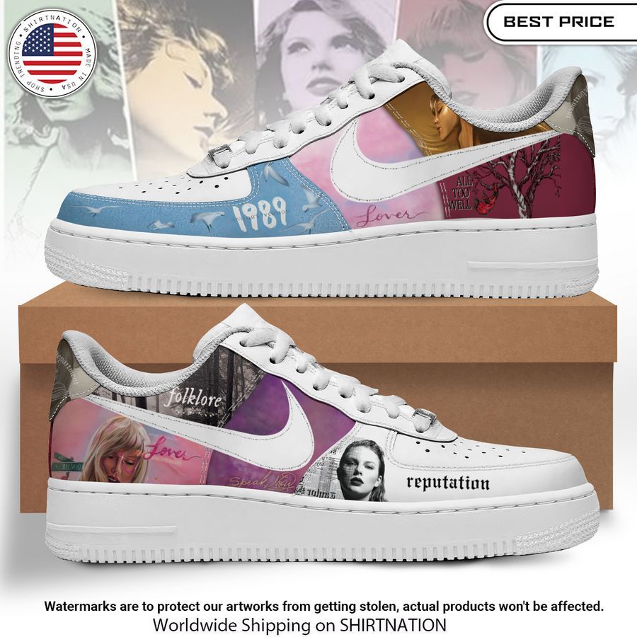 Taylor Swift 1989 NIKE Air Force Shoes Mesmerising