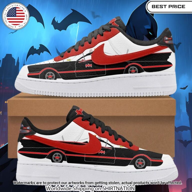 The Batman Car Nike Air Force 1 Impressive Picture.