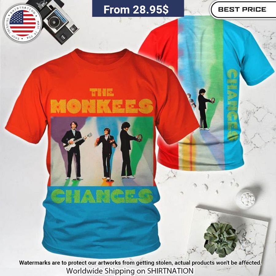 The Monkees Changes Album Cover Shirt You Look So Healthy And Fit
