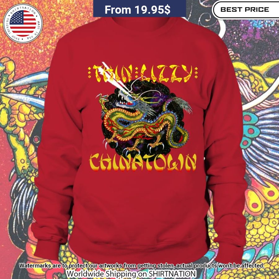 Thin Lizzy Chinatown Shirt Nice place and nice picture