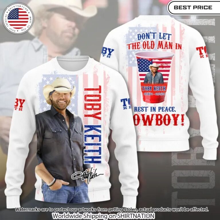 Toby Keith Rest In Peace Cowboy Shirt Nice photo dude