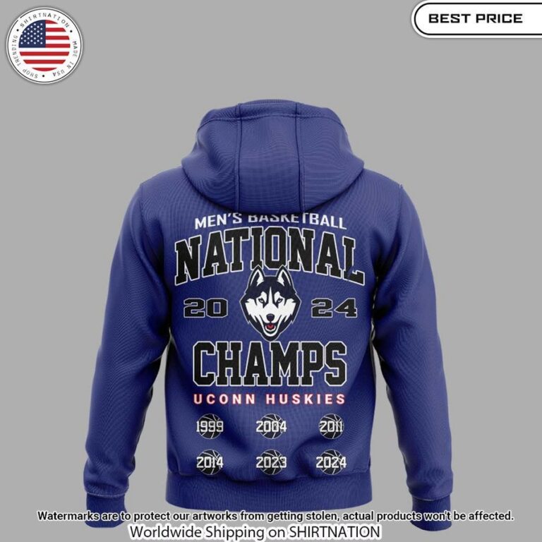 UConn Huskies men's basketball Champions Hoodie Royal Pic of yours