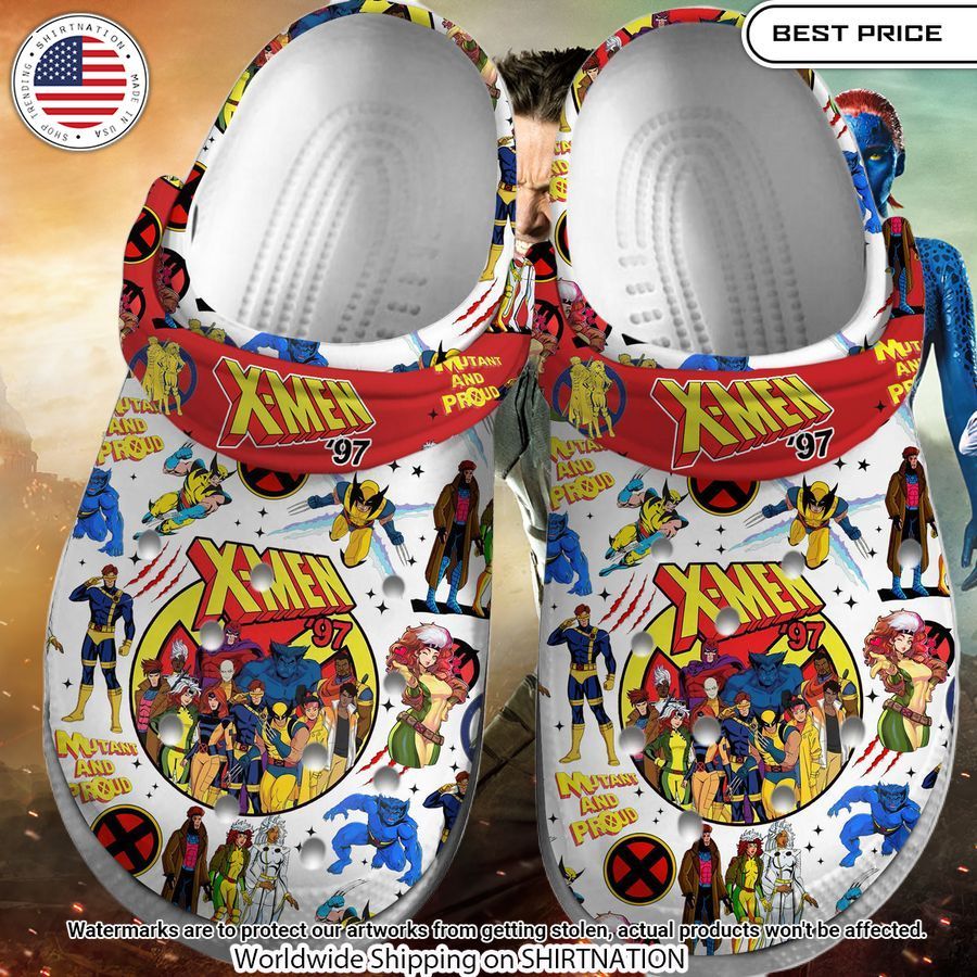 X men Mutant and Proud Crocs Shoes Loving click