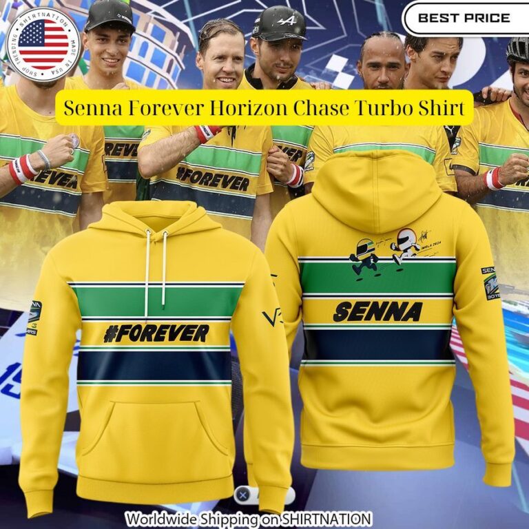 Senna Forever Horizon Chase Turbo Shirt Good look mam