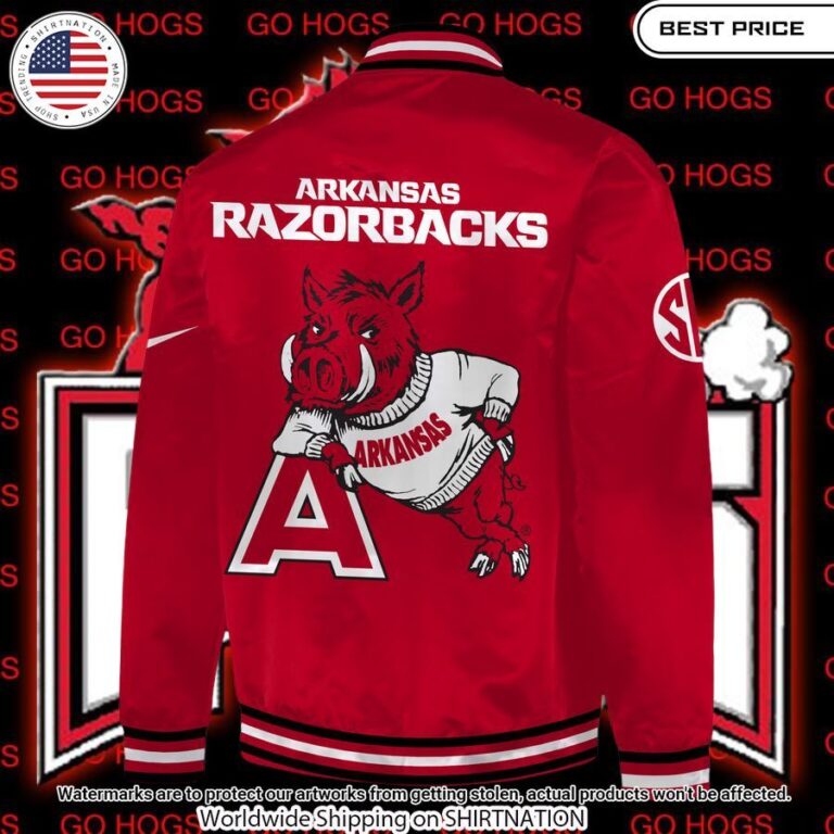 Arkansas Razorback Bea Franklin Bomber Jacket This place looks exotic.