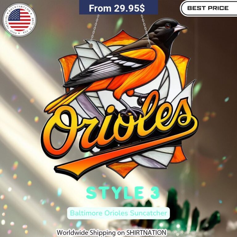 Baltimore Orioles Suncatcher I am in love with your dress