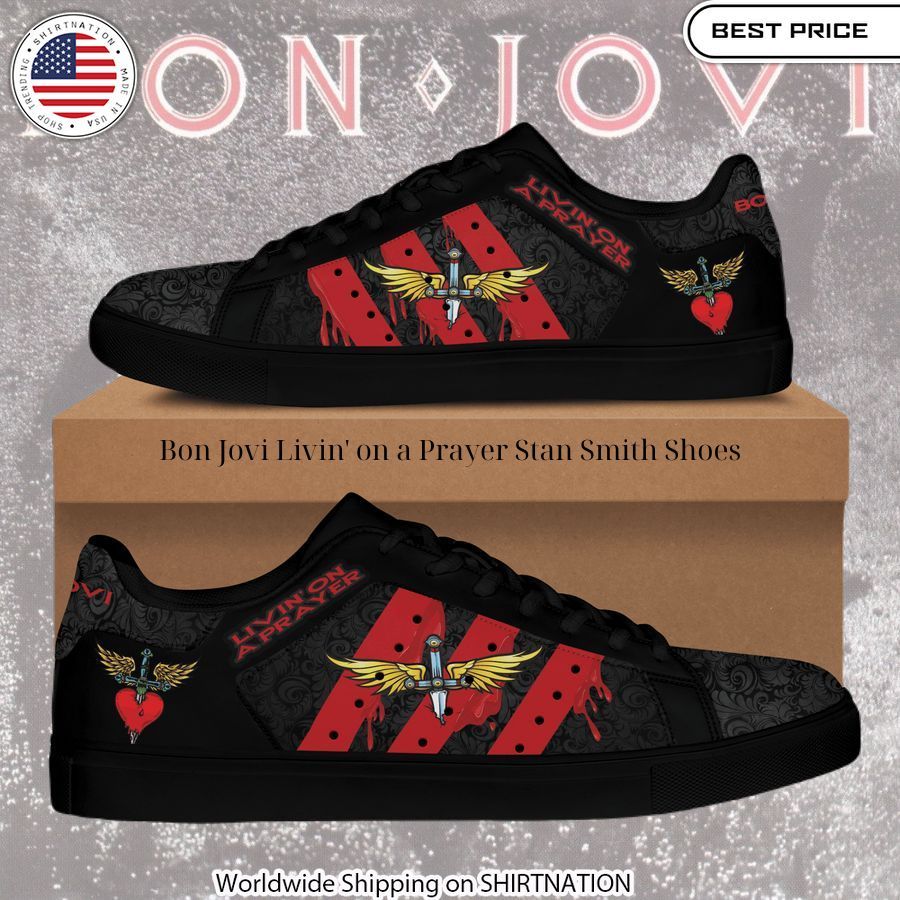 Bon Jovi Livin' on a Prayer Stan Smith Shoes Cool DP