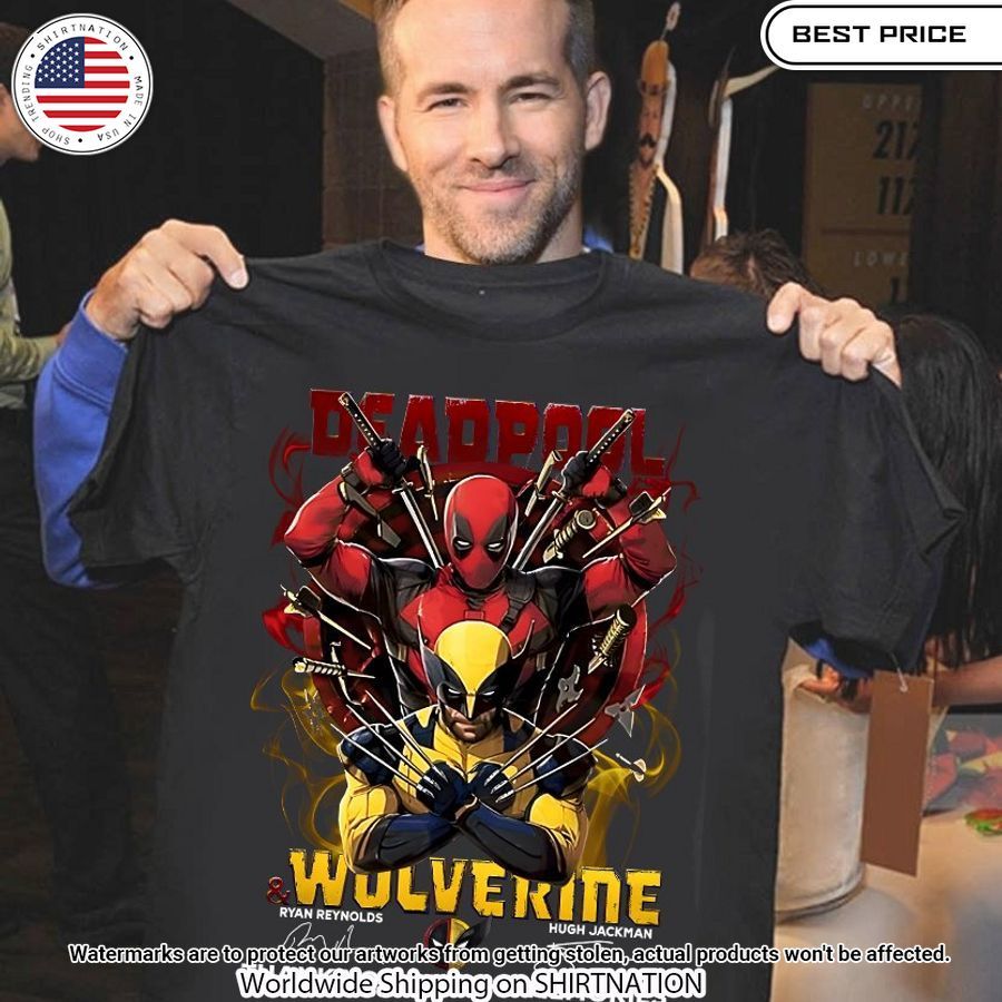 deadpool and wolverine thank you for the memories shirt 1