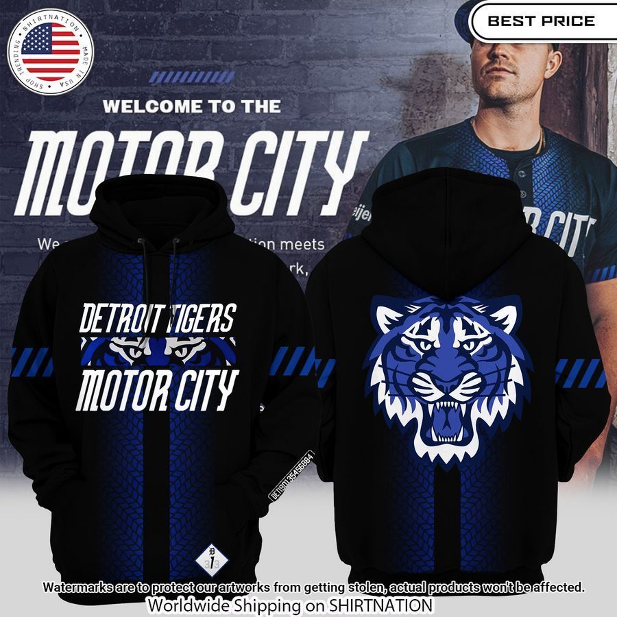 Detroit Tigers Motor City Hoodie You look so healthy and fit
