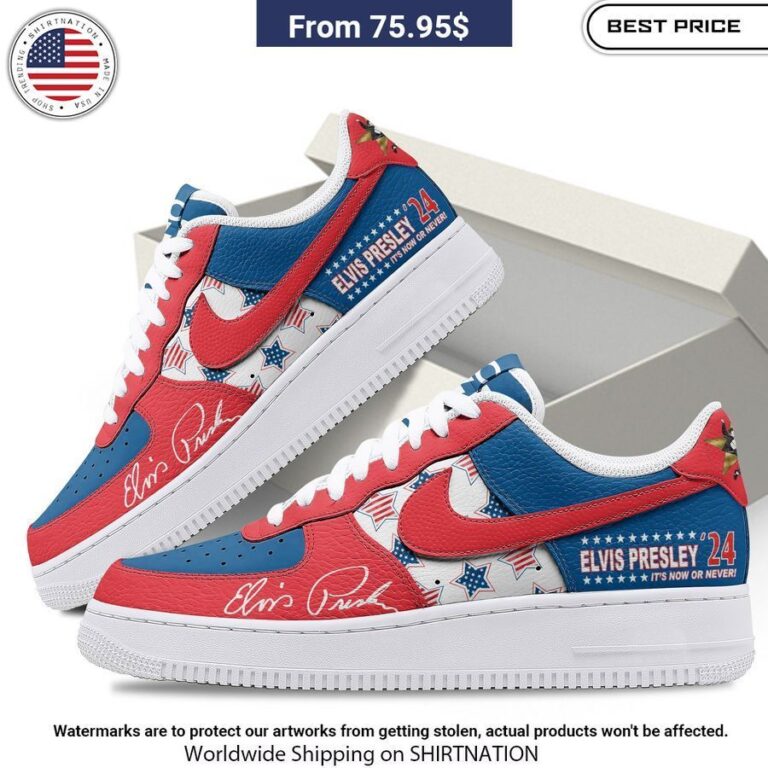 elvis presley usa the 4th of july nike air force 1 2