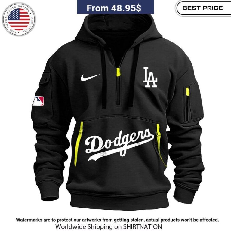 Los Angeles Dodgers Shohei Ohtani Half Zip Hoodie Best couple on earth