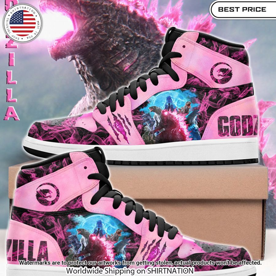 Godzilla Air Jordan Hightop Shoes You always inspire by your look bro