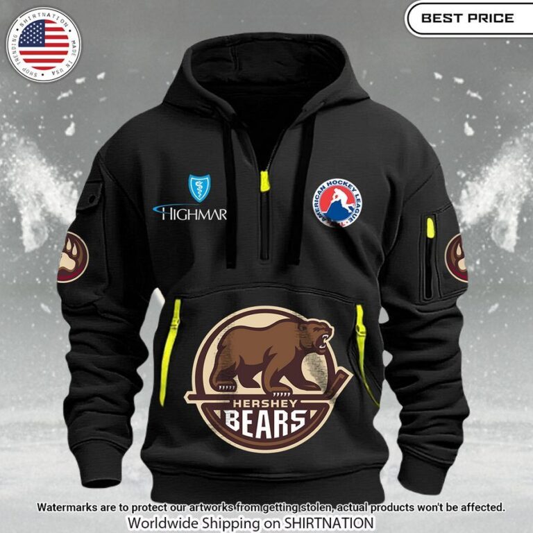 Hershey Bears Roster Half Zip Hoodie I am in love with your dress