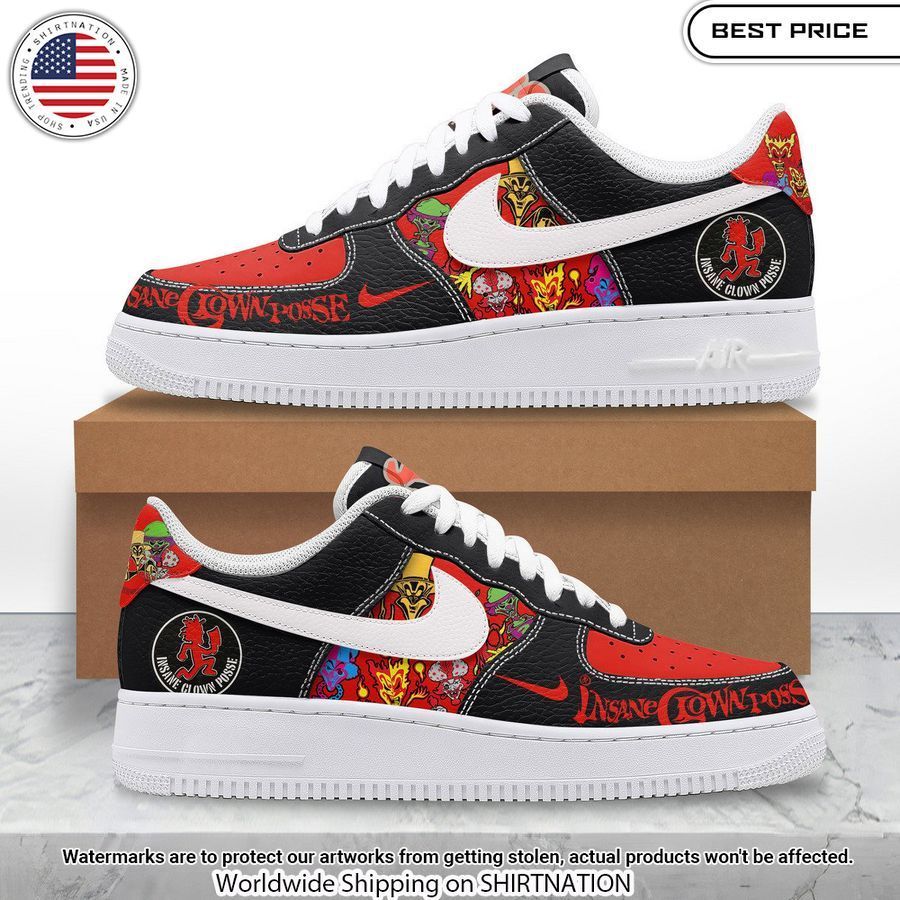 Insane Clown Posse NIKE Air Force 1 Such a charming picture.