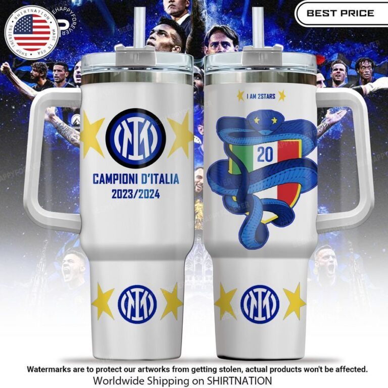 Inter Milan 23 24 Campioni D'Itali Stanley Tumbler Sizzling