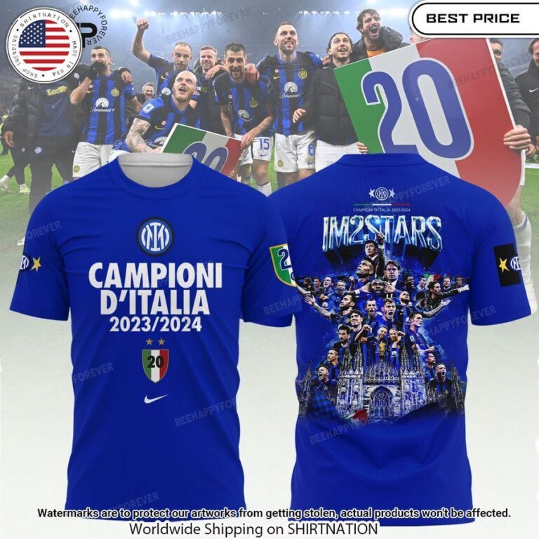 Inter Milan 23 24 Campioni D'Itali T Shirt Wow, cute pie