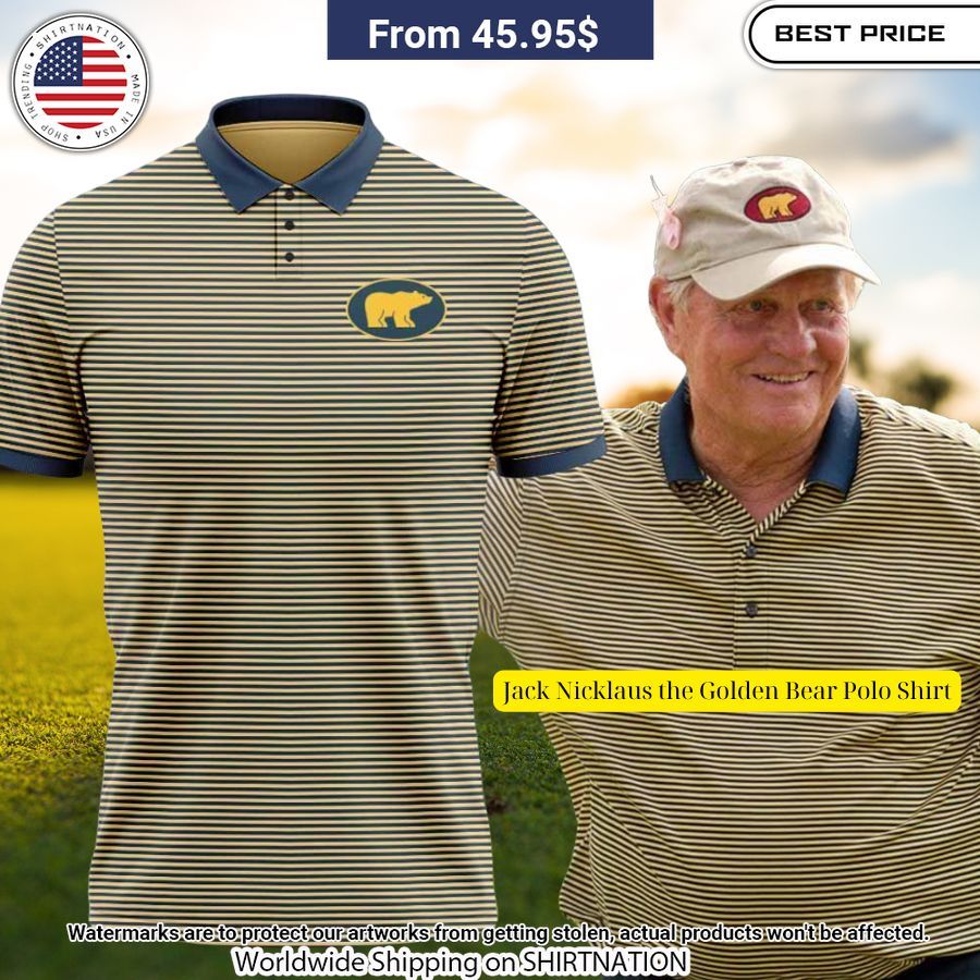 Jack Nicklaus the Golden Bear Polo Shirt She has grown up know