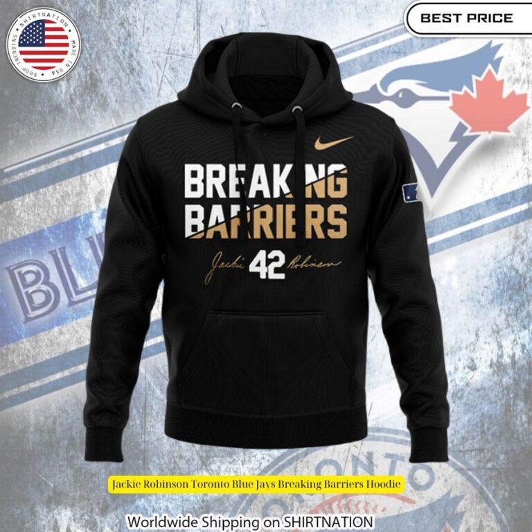 jackie robinson toronto blue jays breaking barriers hoodie 1