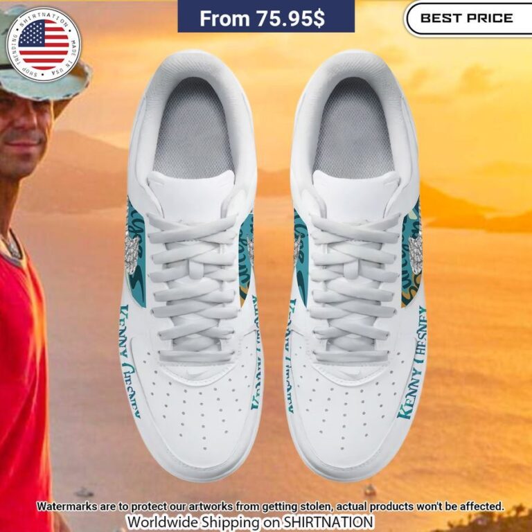 Kenny Chesney NIKE Air Force Shoes Oh! You make me reminded of college days