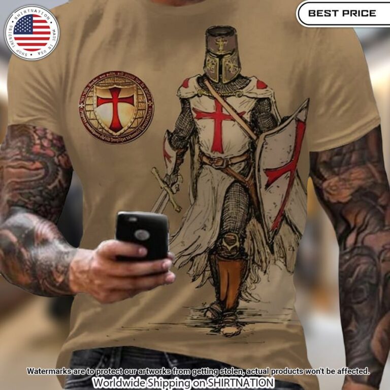 Knight's Cross Man T Shirt You are changing drastically for good, keep it up