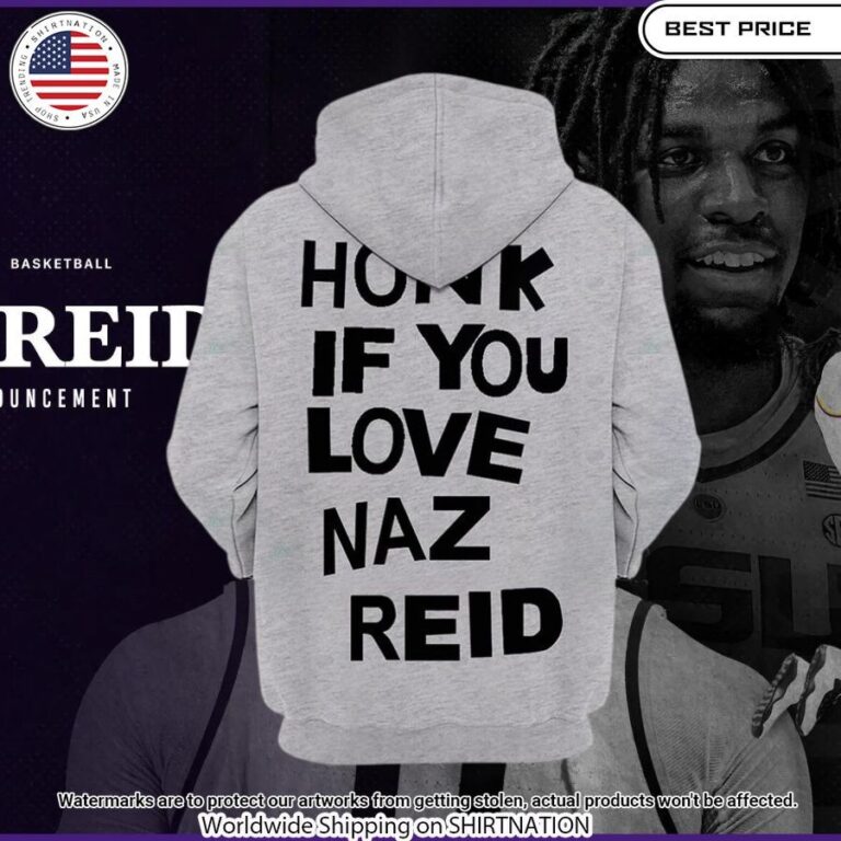 Minnesota Timberwolves Honk if you love Naz Reid Hoodie Super sober