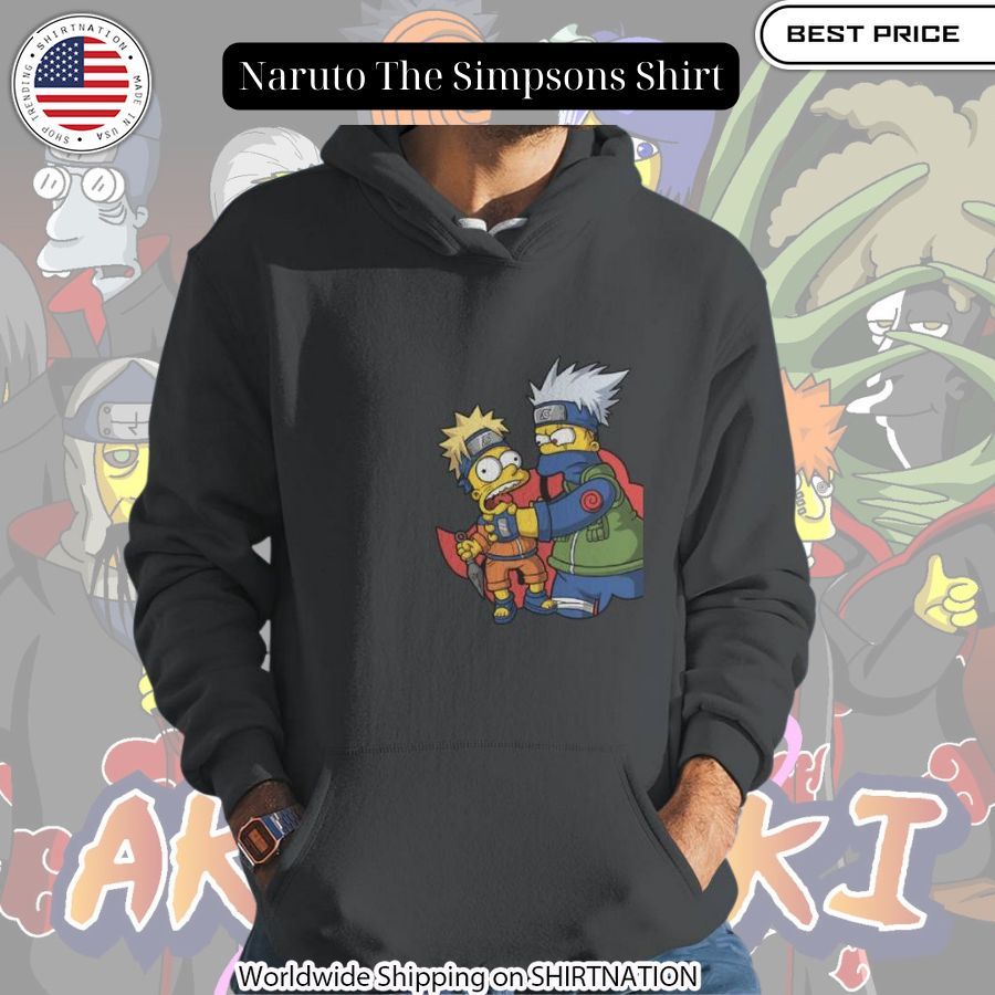 Naruto The Simpsons Shirt Speechless