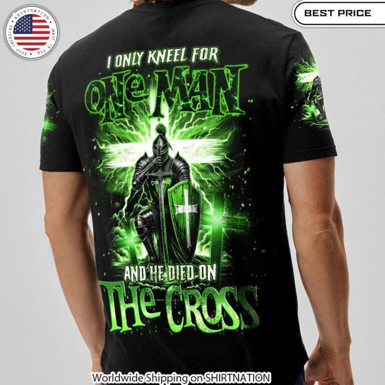 Only Kneel For One Man Jesus T Shirt Gang of rockstars