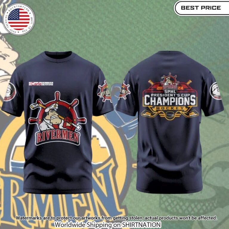 Peoria Rivermen Champions T Shirt This is awesome and unique