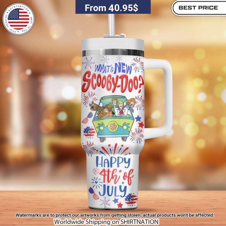 scooby doo usa the 4th of july stanley tumbler 3