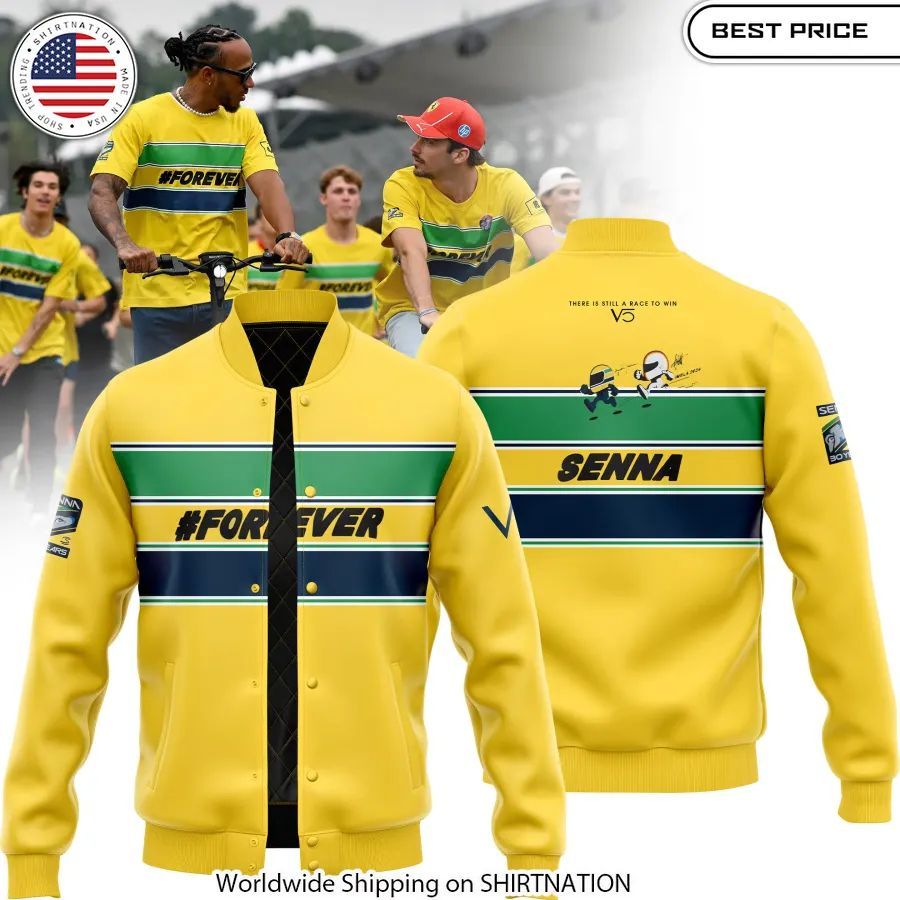 Senna Forever Horizon Chase Bomber jacket You look handsome bro