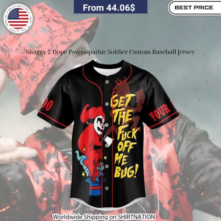 shaggy 2 dope psychopathic soldier custom baseball jersey 2