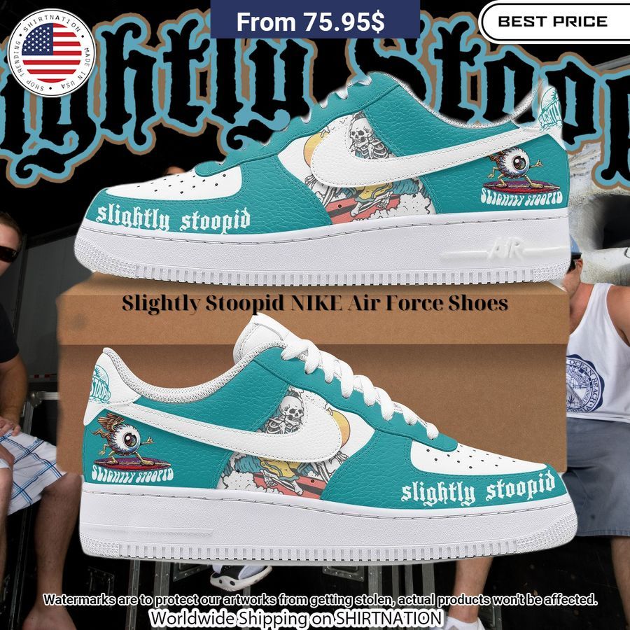 Slightly Stoopid NIKE Air Force Shoes Radiant and glowing Pic dear