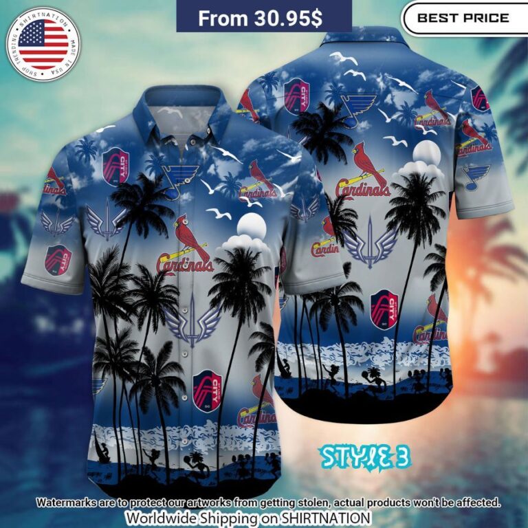 St. Louis Sports Hawaiian Shirt Nice shot bro