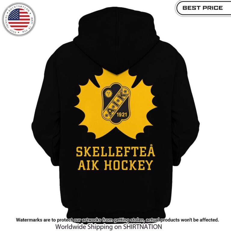 Swedish Champions Skelleftea AIK Hoodie Hundred million dollar smile bro