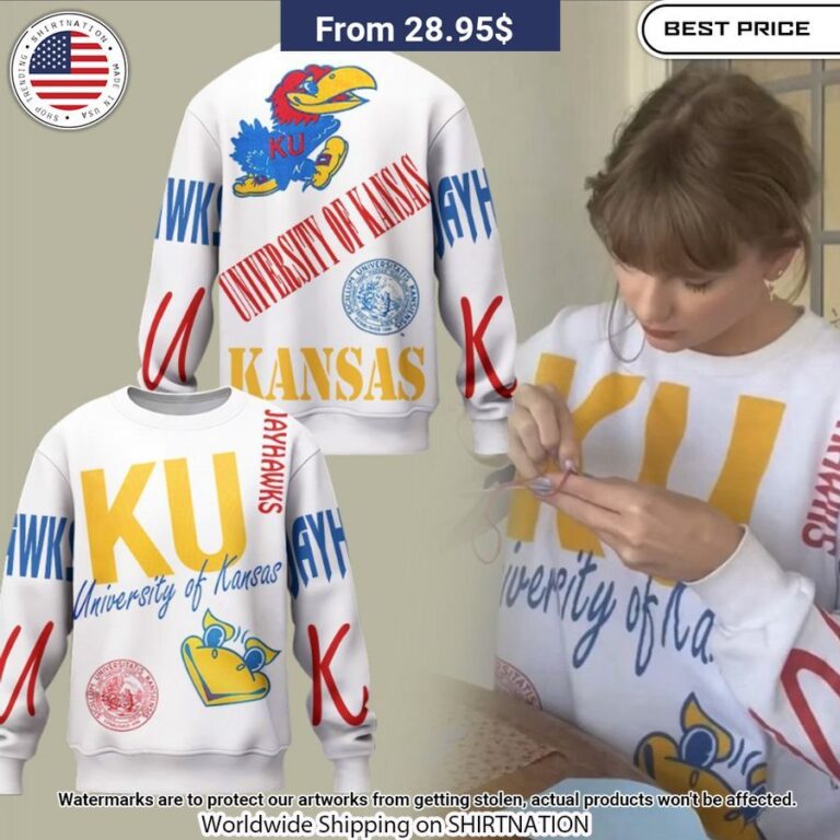 Taylor Swift University Of Kansas Jeyhawks Sweater You look elegant man