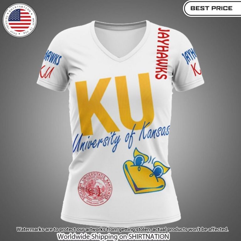 Taylor Swift University Of Kansas Jeyhawks V Neck Shirt Loving, dare I say?