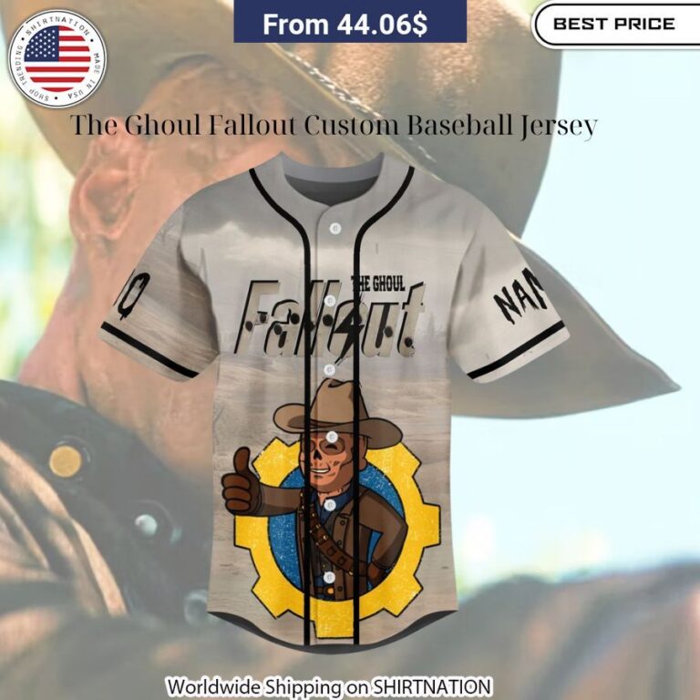 The Ghoul Fallout Custom Baseball Jersey You look too weak