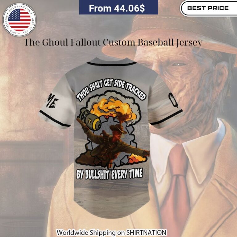 The Ghoul Fallout Custom Baseball Jersey Beauty queen