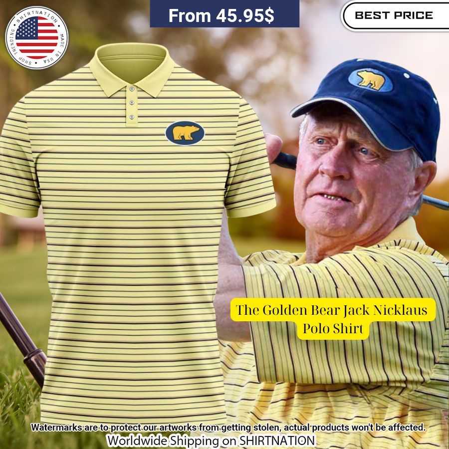 The Golden Bear Jack Nicklaus Polo Shirt I am in love with your dress
